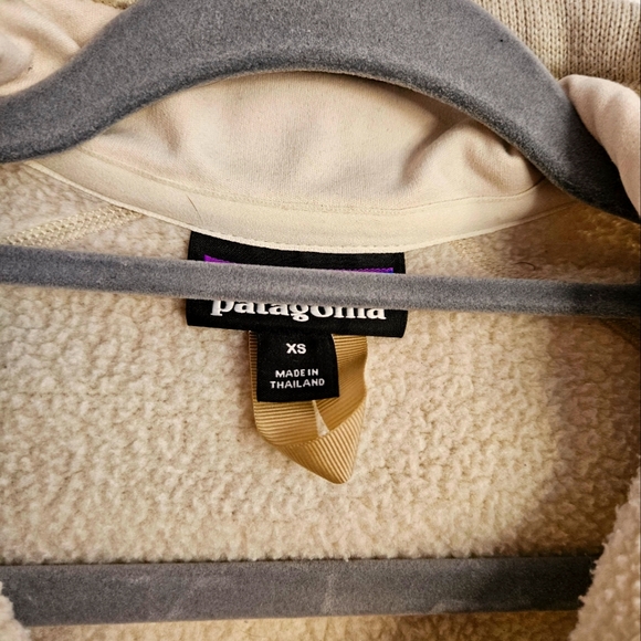 Patagonia Women's Fleece Women's White Jacket xs - Picture 4 of 5